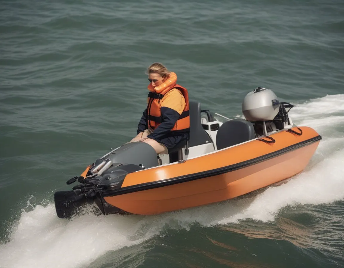 Plaisancier portant un gilet de sauvetage, sécurité en mer